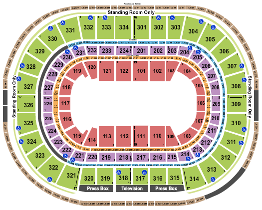 United Center Hot Wheels Monster Trucks Seating Chart